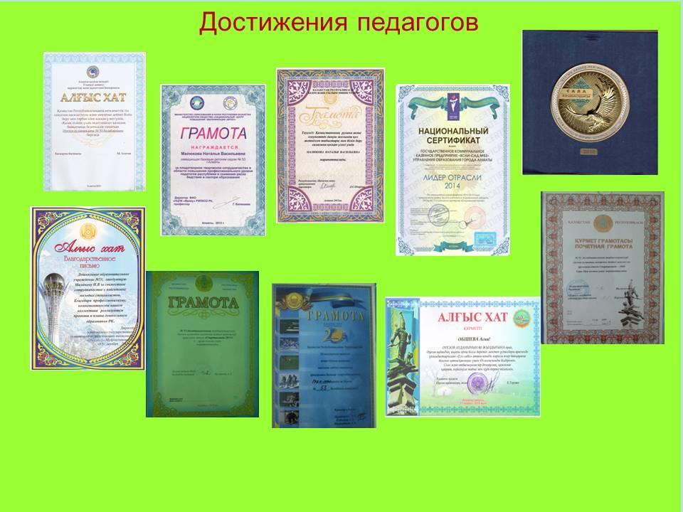 Наши достижения