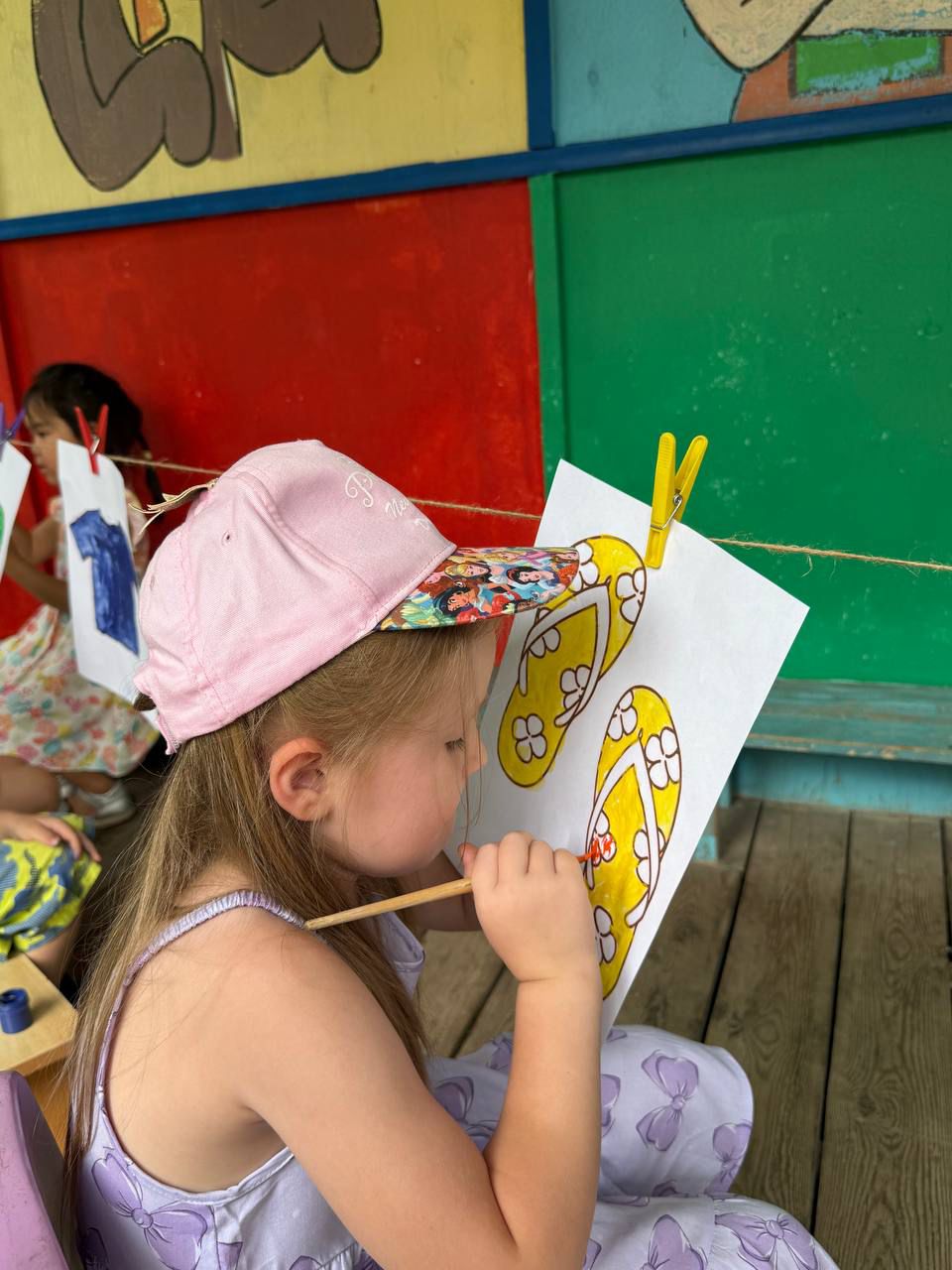 Рисование на природе.